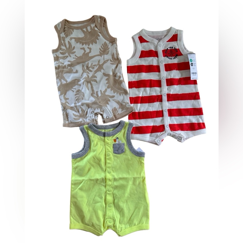 NWT Carters Shortalls 3 Months Carters Summer Jumpsuit Boys